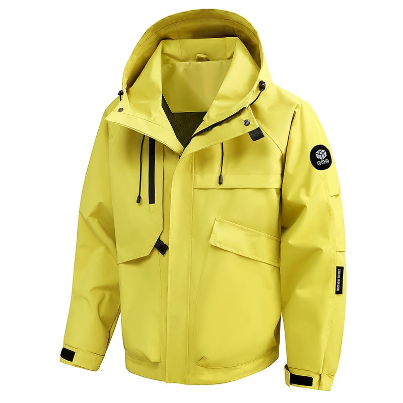 2025 Autumn New Fashionable Jacket Men'S Outerwear Korean Style Trendy Casual Men'S Hooded Jacket - Image 2